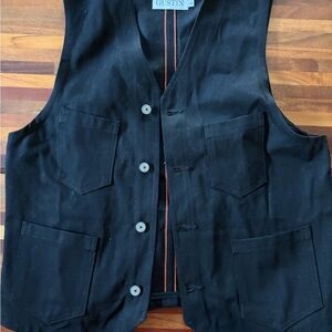 Gustin Midnight Black Vest